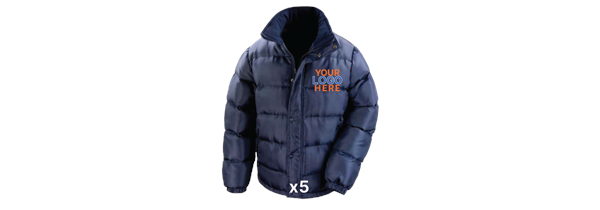 5 Padded Winter Jacket Bundle