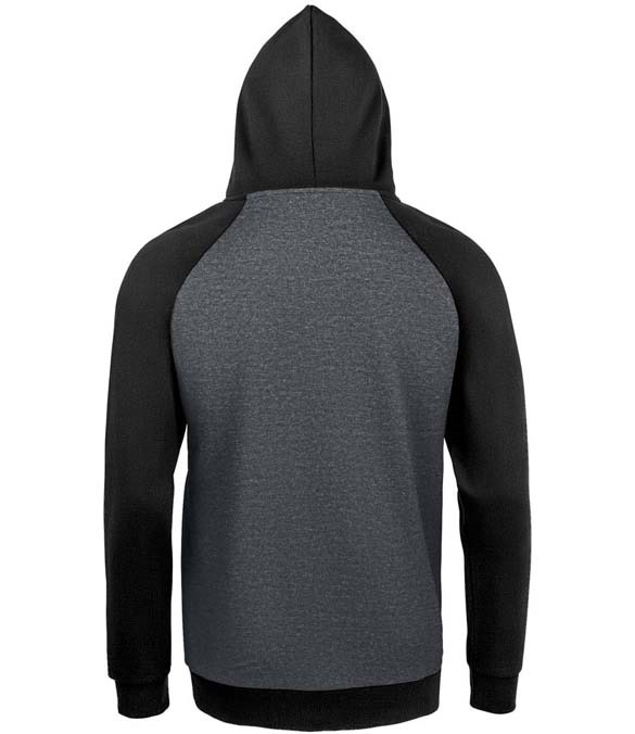 SOL&#39;S Unisex Seattle Contrast Raglan Hoodie