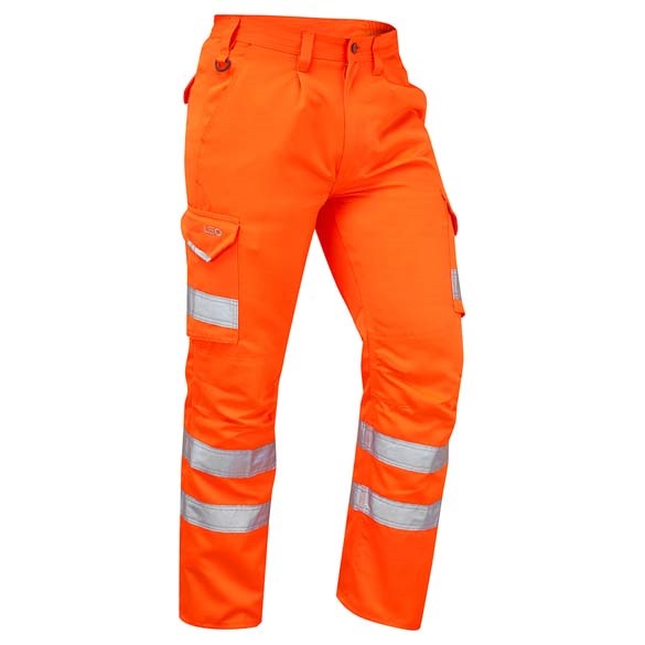 LEO WORKWEAR BIDEFORD ISO 20471 Cl 1 Poly/Cotton Cargo Trouser