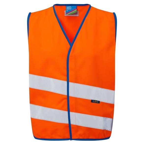 LEO WORKWEAR NEONSTARS EN 1150 Children&#39;s Waistcoat