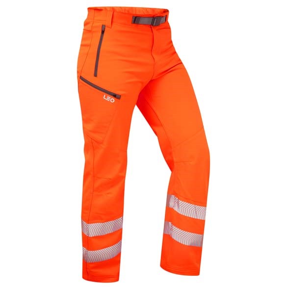 LEO WORKWEAR LANDCROSS ISO 20471 Cl 1 Stretch Work Trouser