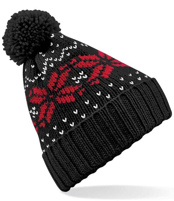 Beechfield Fair Isle Snowstar&#174; Beanie