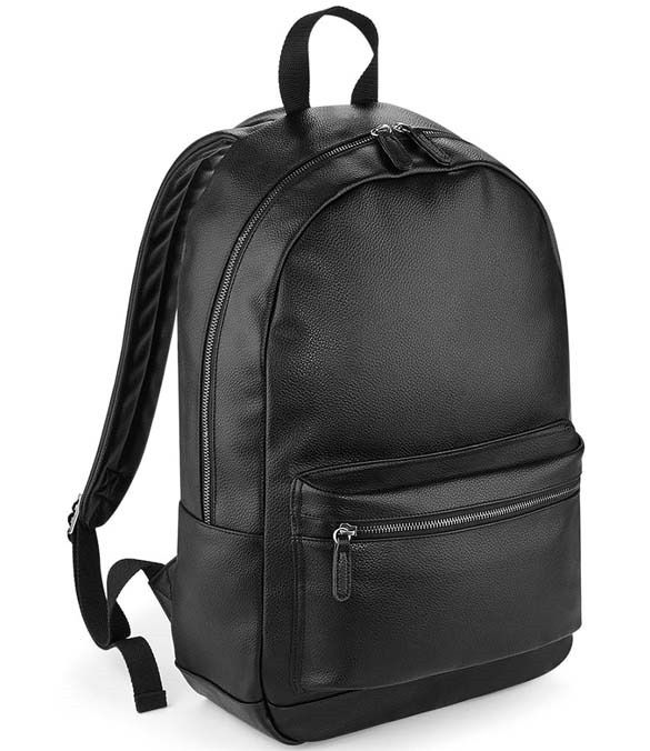 BagBase Faux Leather Backpack