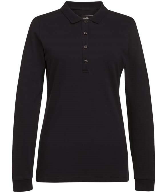 Brook Taverner Ladies Anna Long Sleeve Polo Shirt