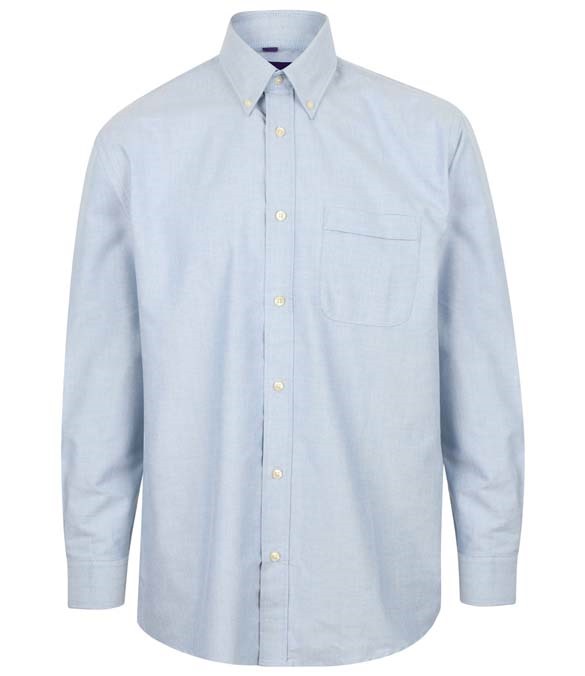 Henbury Long Sleeve Classic Oxford Shirt