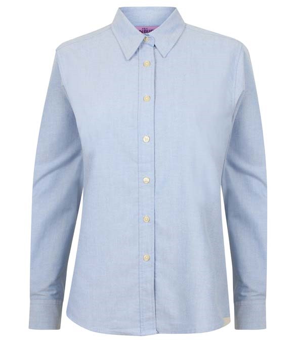 Henbury Ladies Long Sleeve Classic Oxford Shirt