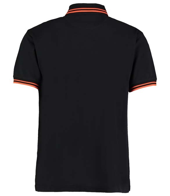 Kustom Kit Contrast Tipped Poly/Cotton Piqu&#233; Polo Shirt