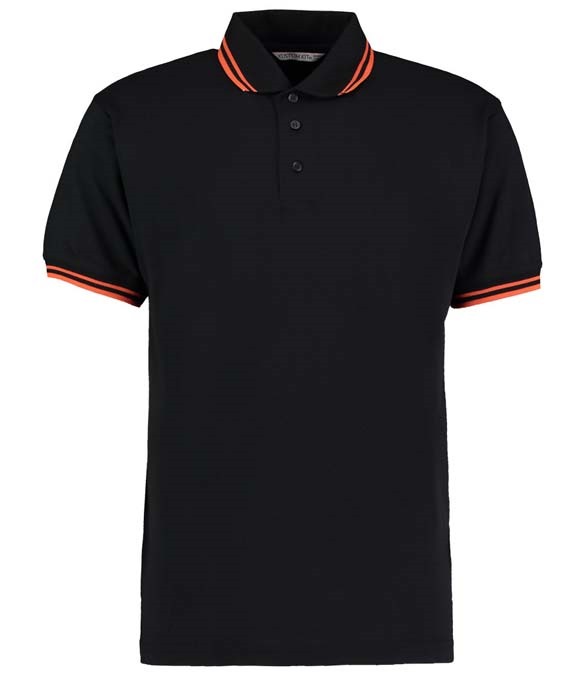 Kustom Kit Contrast Tipped Poly/Cotton Piqu&#233; Polo Shirt