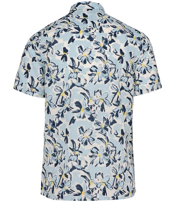 Native Spirit Short Sleeve Coastal Print Shirt