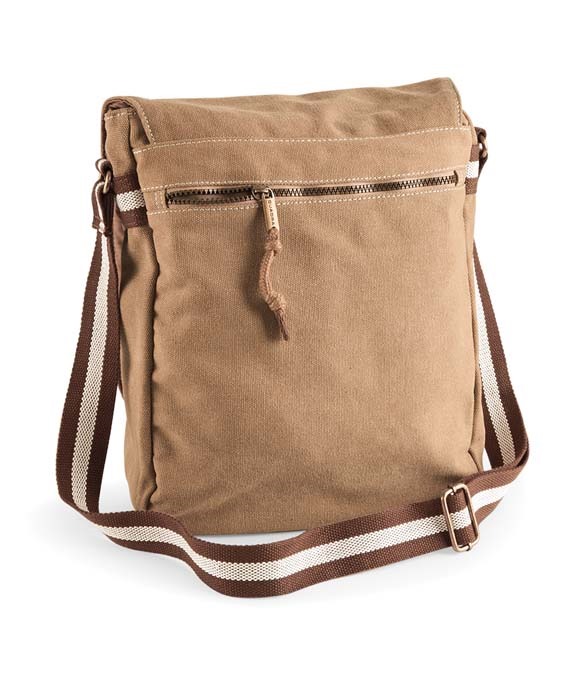 Quadra Vintage Canvas Messenger