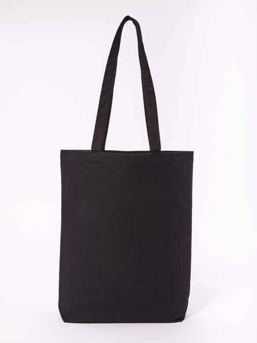 Recycled premium canvas ?flat base? shopper