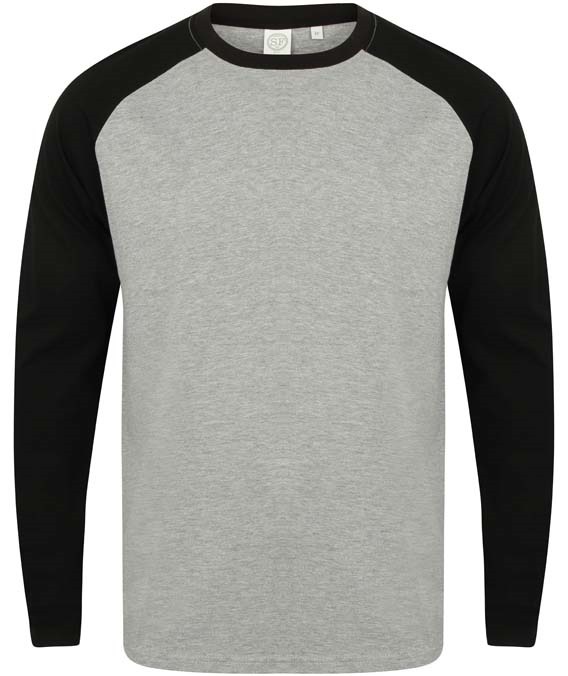 SF Men Long Sleeve Baseball T-Shirt