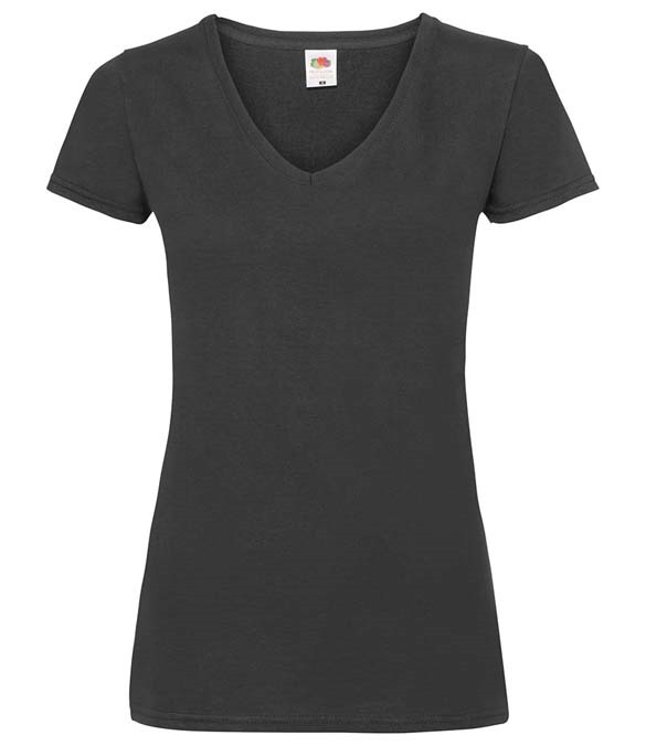 Fruit of the Loom Lady Fit Value V Neck T-Shirt