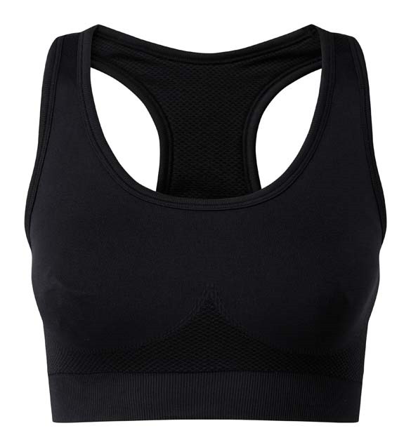 TriDri&#174; seamless &#39;3D fit&#39; multi-sport sculpt solid colour bra