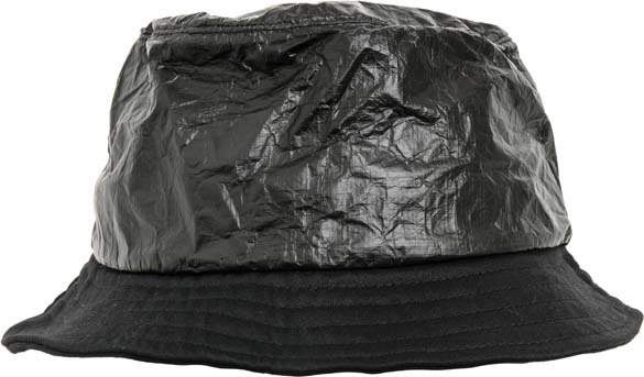 Crinkled paper bucket hat (5003CP)