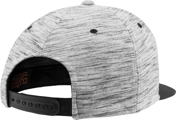 Stripes melange crown snapback (6089SC)